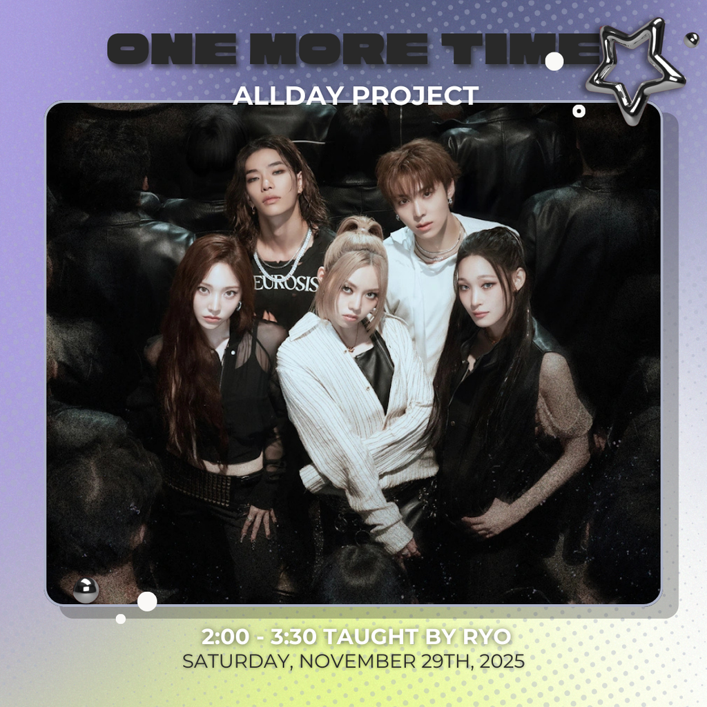 [EDMONTON SATURDAY CLASS] ALLDAY PROJECT DANCE WORKSHOP EDMONTON - TAUGHT BY RYO