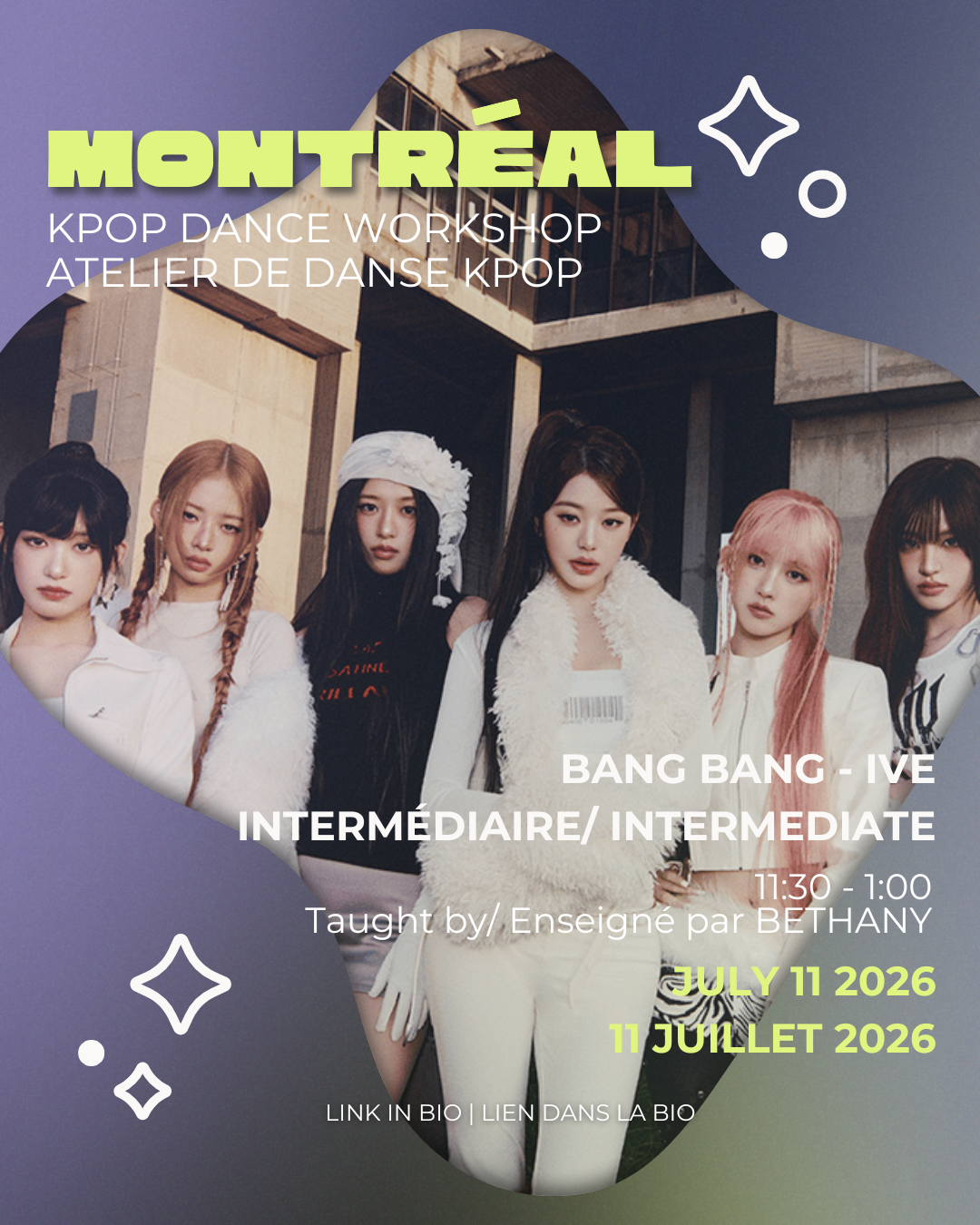 [MTL SAMEDI/SATURDAY CLASS] DANCE WORKSHOP MONTREAL - TAUGHT BY BETHANY