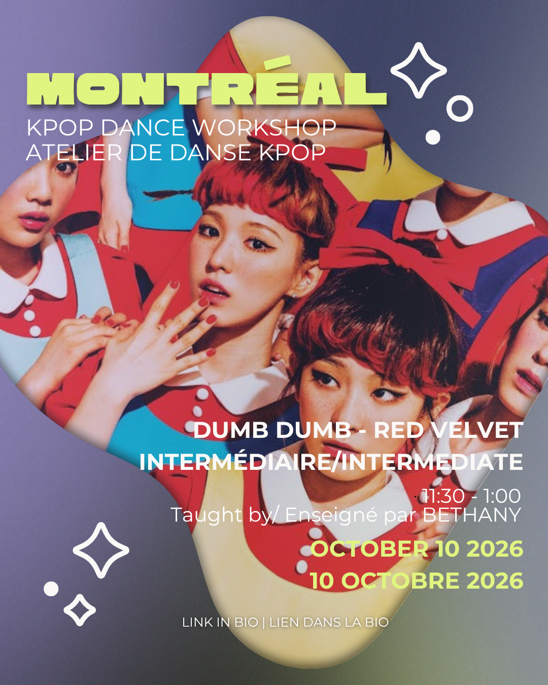 [MTL SAMEDI/SATURDAY CLASS] DANCE WORKSHOP MONTREAL - TAUGHT BY BETHANY