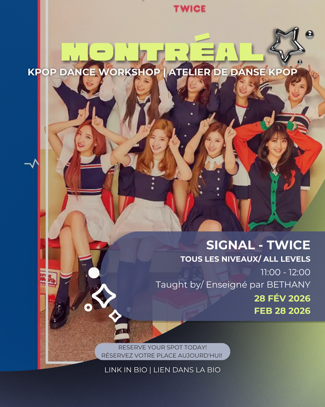 [MTL SATURDAY SAMEDI CLASS] DANCE WORKSHOP MONTREAL - TAUGHT BY BETHANY