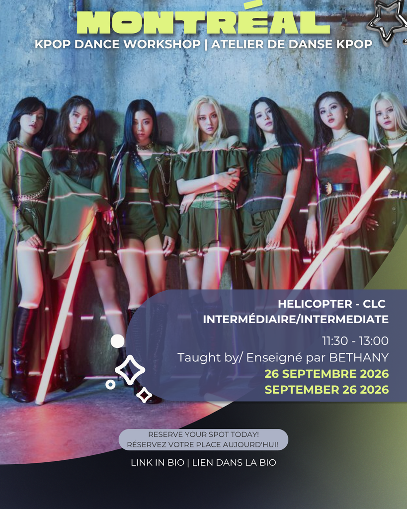 [MTL SAMEDI/SATURDAY CLASS] DANCE WORKSHOP MONTREAL - TAUGHT BY BETHANY