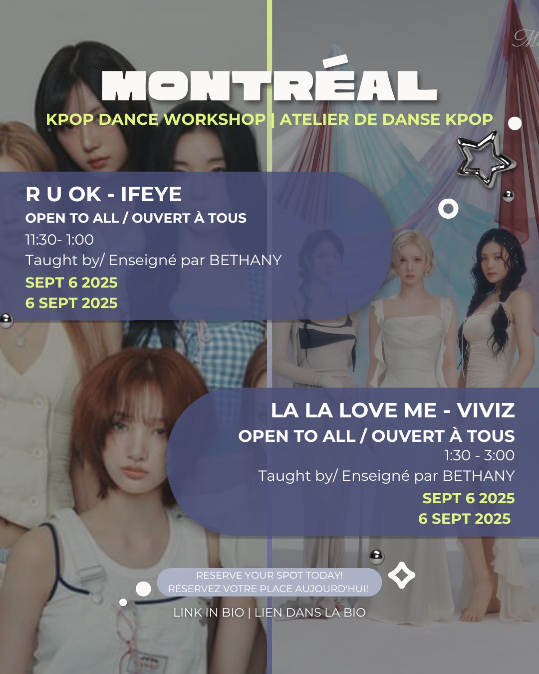 [MTL SATURDAY CLASS] IFEYE/VIVIZ DANCE WORKSHOP MONTREAL - TAUGHT BY BETHANY